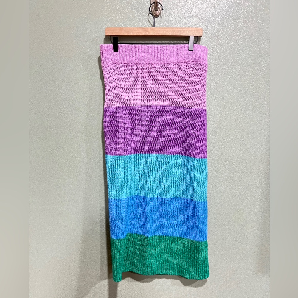 Show Me Your Mumu Pippa Colorful Striped Skirt
